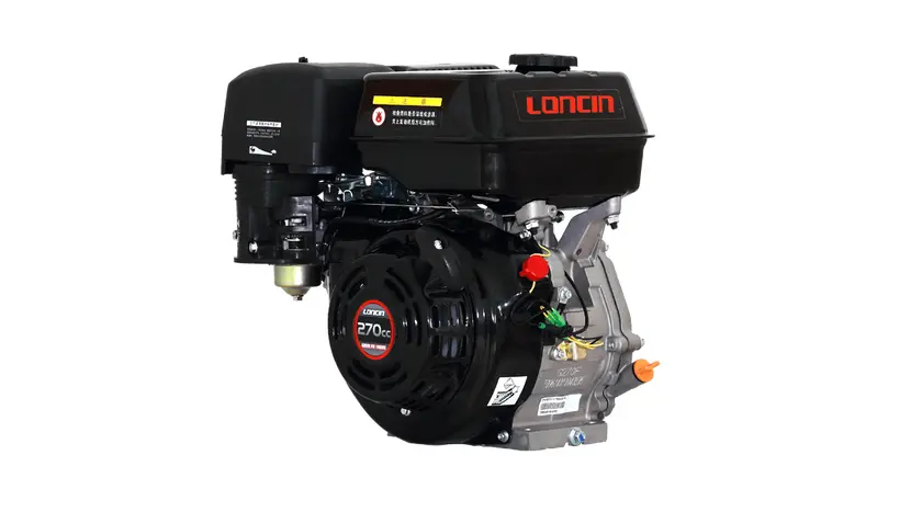 Двигун Loncin G270F, 9 к.с., бензиновий, вал 25 мм (шпонка) фото 6 купити в Україні