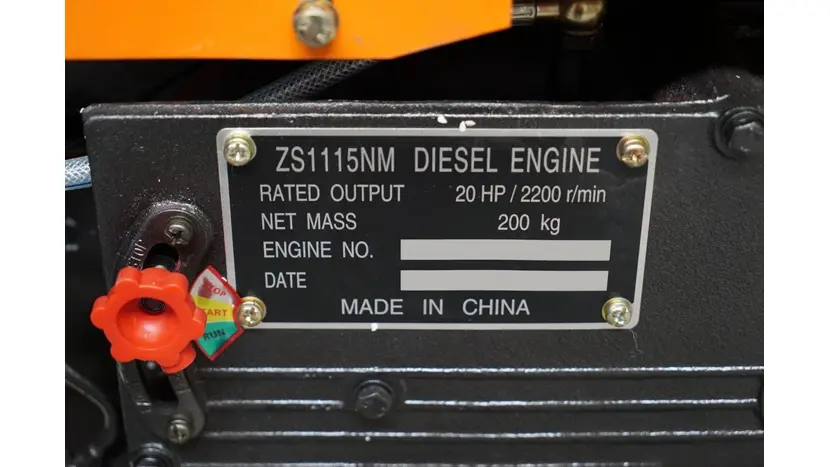Двигатель Файтер ZS1115E дизельный с электростартером 22 л.с., фото фото 3