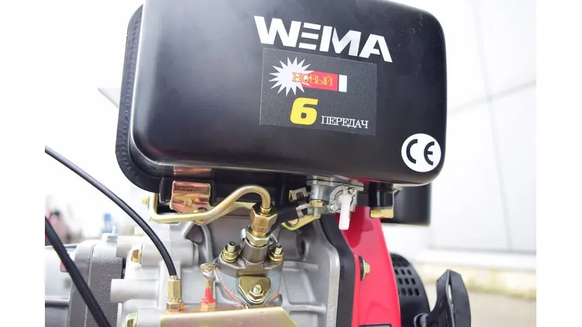 Мотоблок Weima WM1100A-6, 6 к.с., дизель, повітряне (з фрезою) фото 12 купити в Україні