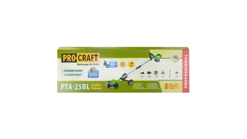Аккумуляторный триммер ProCraft PTA25BL с АКБ, фото фото 8