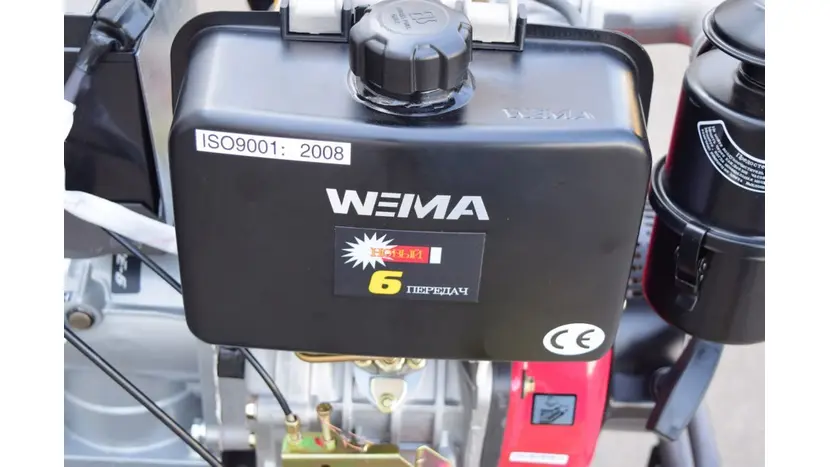 Мотоблок Weima WM1100BE-6, 9 к.с., дизель, повітряне (з фрезою) фото 3 купити в Україні