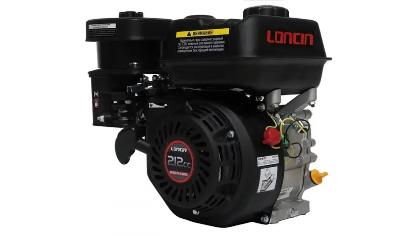 Двигатель Loncin G210F, 7 л.с., бензиновый, вал 20 мм (шпонка), фото фото 4