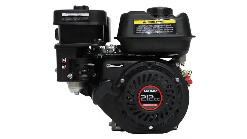 Двигун Loncin G210F, 7 к.с., бензиновий, вал 19.05 мм (шпонка) фото 8 купити в Україні