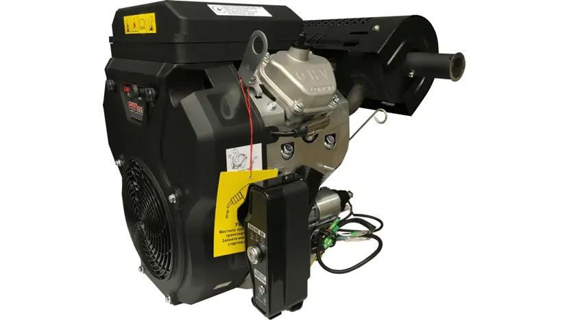 Двигатель Loncin LC2V78F2 (без топливного бака) бензиновый 18 л.с. вал 28.50 мм.- шпоночный, фото фото 6