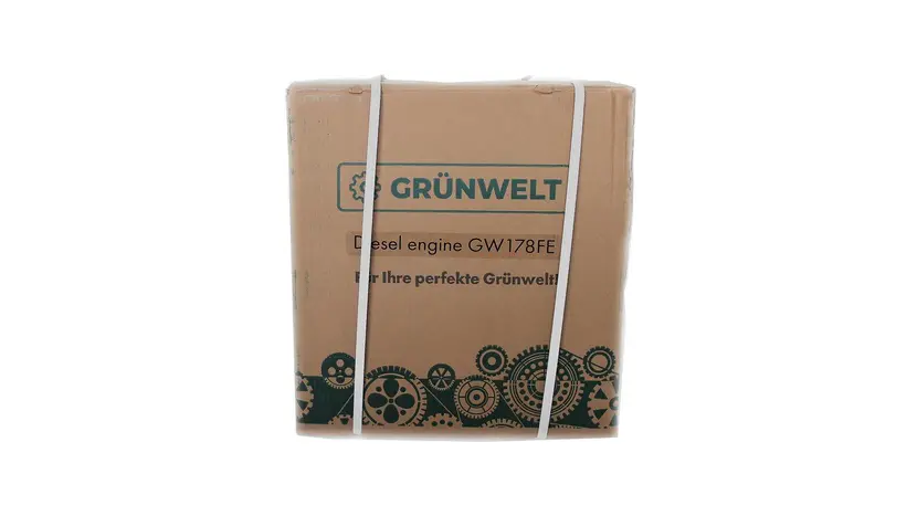 Двигатель Grunwelt GW178FE дизельный с электростартером 6 л.с. вал 25.00 мм.- шлицевой, фото фото 12