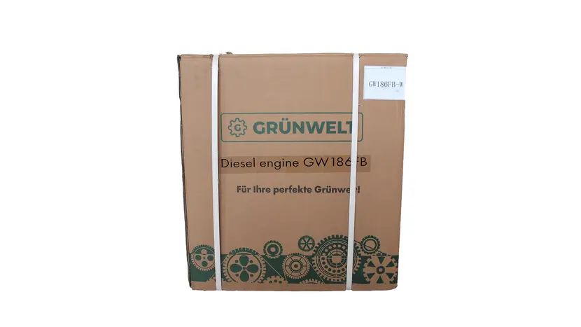 Двигун Grunwelt GW186FВ дизельний 9.5 к.с. вал 25.00 мм.- шлiц фото 5 купити в Україні