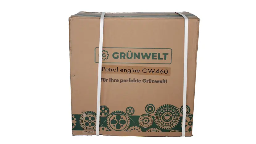 Двигун Grunwelt GW460F-S, 18 к.с., бензиновий, вал 25 мм (шпонка) фото 3 купити в Україні