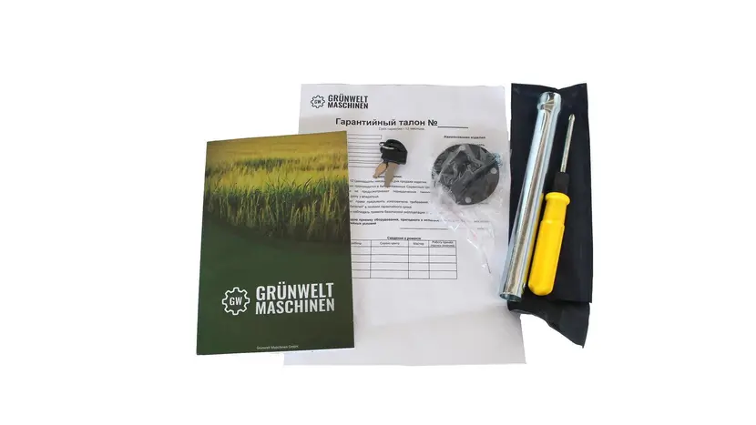 Двигатель Grunwelt GW460FE-S, 18 л.с., бензиновый, вал 25 мм (шпонка), электростартер, фото фото 11