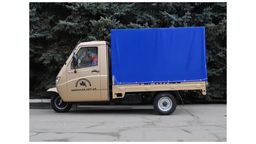 Вантажний мотоцикл ГЕРКУЛЕС J7-S1 250 тентований фото 6 купити в Україні