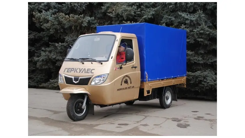 Вантажний мотоцикл ГЕРКУЛЕС J7-S1 250 тентований фото 7 купити в Україні