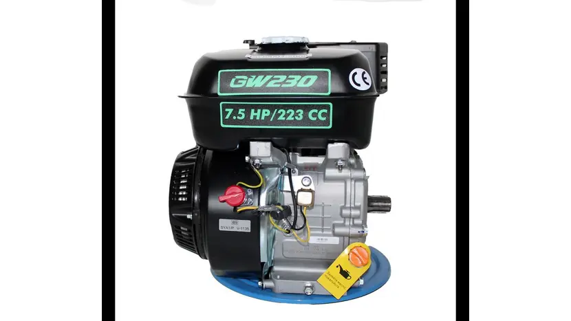 Двигатель GrunWelt GW230 F-T25, 7.5 л.с., бензиновый, вал 25 мм (шлиц), фото фото 3