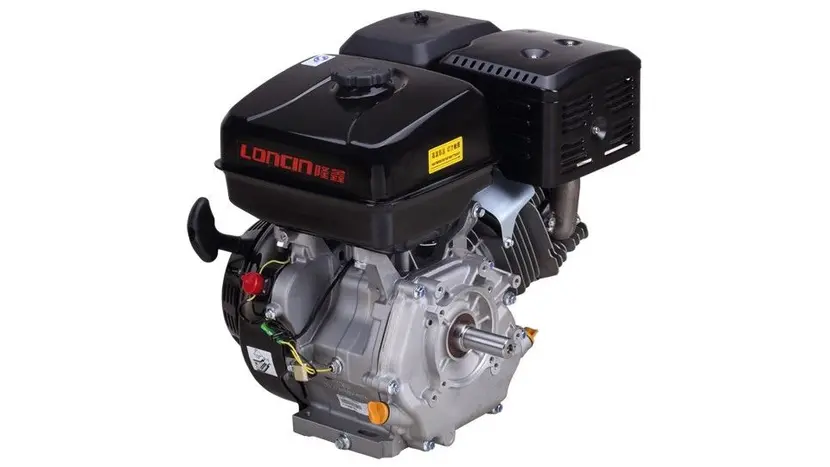 Двигун Loncin G420FD, 13 к.с., бензиновий, вал 25 мм (шпонка), електростартер фото 4 купити в Україні