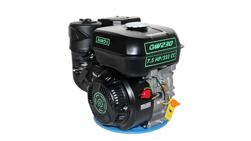 Двигатель GrunWelt GW230-T/20, 7.5 л.с., бензиновый, вал 20 мм (шлиц), фото фото 5