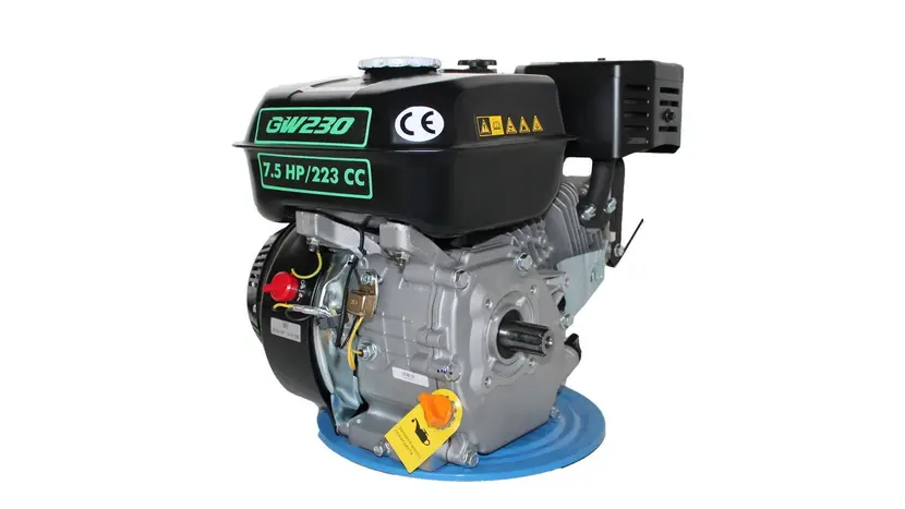Двигатель GrunWelt GW230-T/20, 7.5 л.с., бензиновый, вал 20 мм (шлиц), фото фото 7