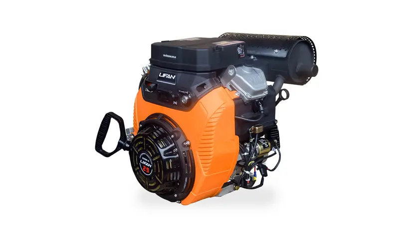 Двигатель LIFAN LF2V80F-А, 29 л.с., бензиновый, вал 25 мм (шпонка), электростартер, фото фото 3