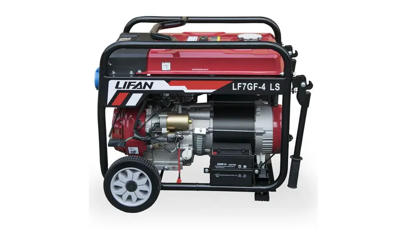 Бензиновый генератор Lifan LF7GF-4LS, однофазный (230 В), 7.5 кВт, фото фото 2