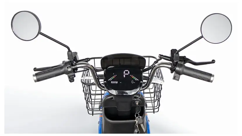 Електроскутер Maxxter RUNNER 1500 Вт (чорно-синій) фото 2 купити в Україні