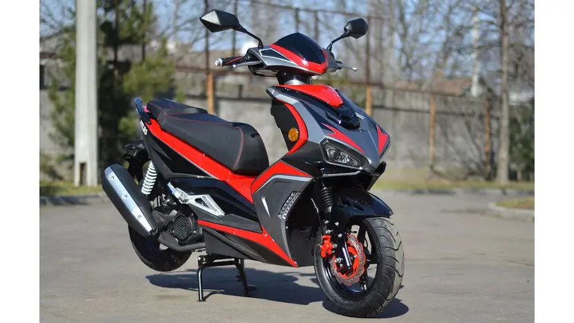 Моторолер SKYBIKE ATLAS 150 (червоний) фото 2 купити в Україні