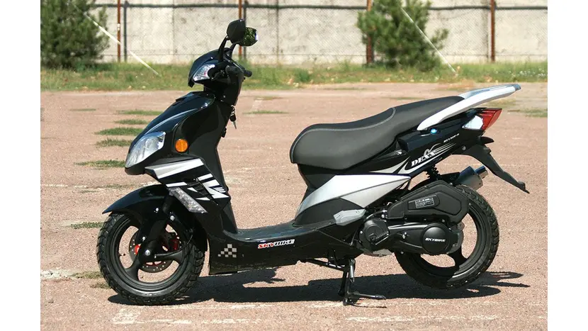 Моторолер SKYBIKE DEXX / PATROL 150 (чорний) фото 2 купити в Україні