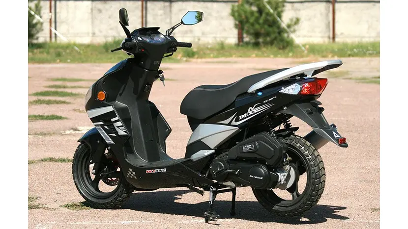 Моторолер SKYBIKE DEXX / PATROL 150 (чорний) фото 3 купити в Україні
