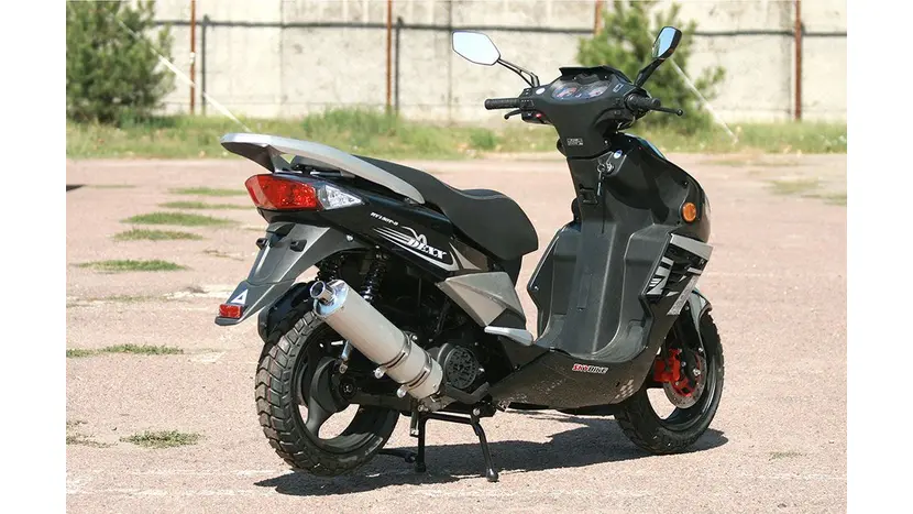 Моторолер SKYBIKE DEXX / PATROL 150 (чорний) фото 4 купити в Україні