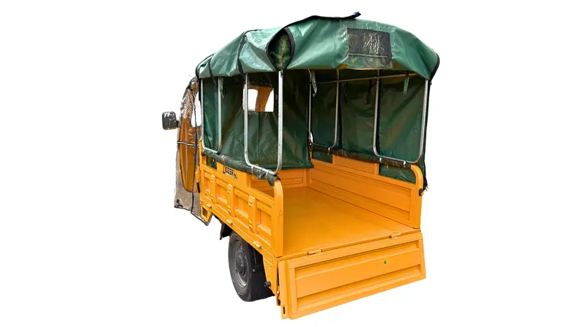 Тент для кузова грузового электротрицикла DOZER CAMO 1,5x1,1, фото фото 5
