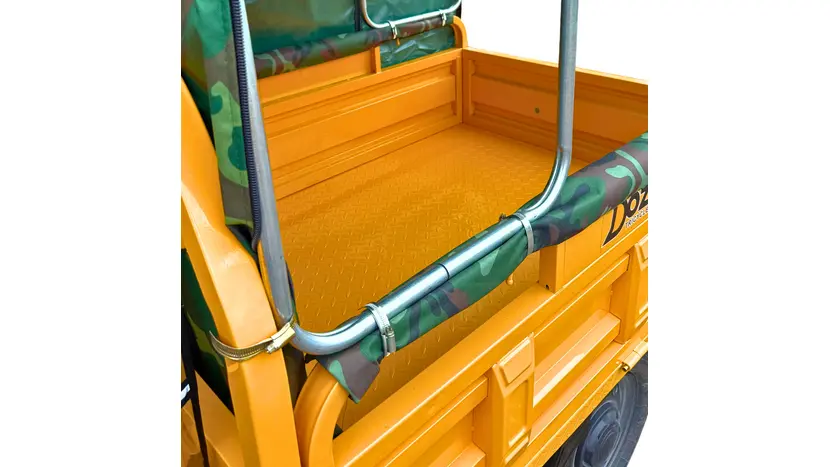 Тент для кузова грузового электротрицикла DOZER CAMO 1,5x1,1, фото фото 6