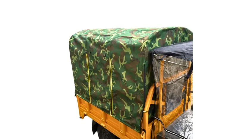 Тент для кузова грузового электротрицикла DOZER CAMO 1,5x1,1, фото фото 11