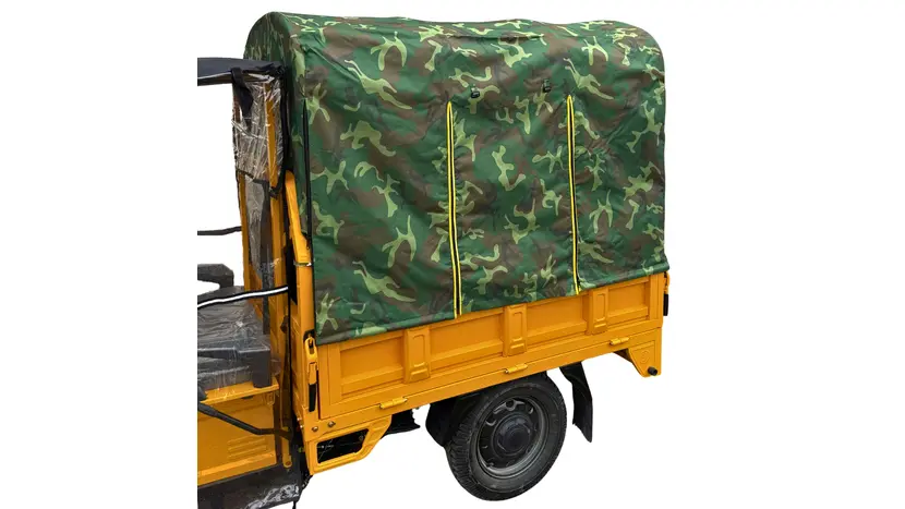 Тент для кузова грузового электротрицикла DOZER CAMO 1,5x1,1, фото фото 14