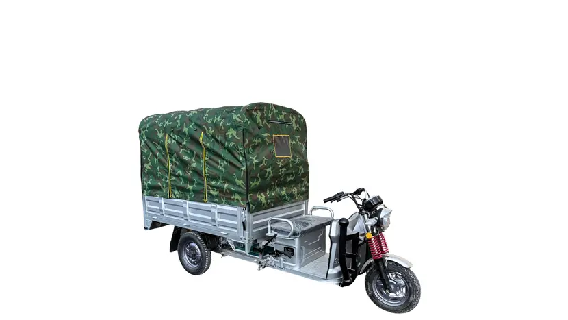 Тент для кузова вантажного електротрицикла DOZER CAMO (1,8x1,2) фото 2 купити в Україні