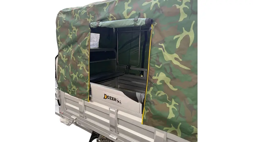 Тент для кузова вантажного електротрицикла DOZER CAMO (1,8x1,2) фото 6 купити в Україні
