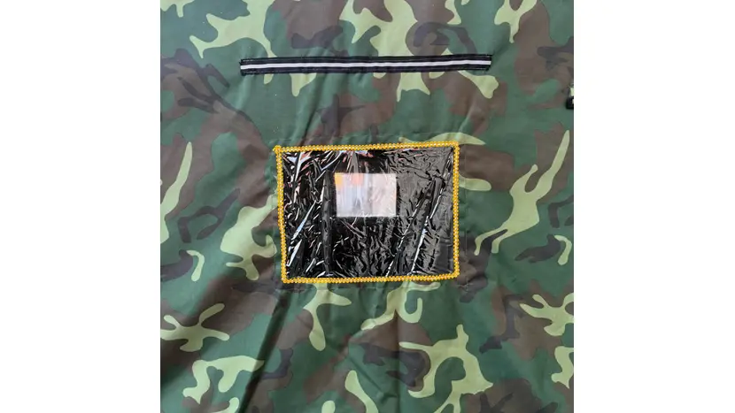 Тент для кузова вантажного електротрицикла DOZER CAMO (1,3x1,1) фото 4 купити в Україні