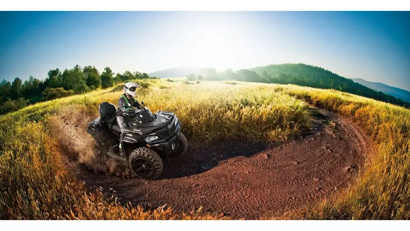 Квадроцикл CFMOTO CFORCE 850 MAX HO EPS (CF800AU-2A) X8 EFI Crystal Orange (комуфляж) фото 12 купити в Україні