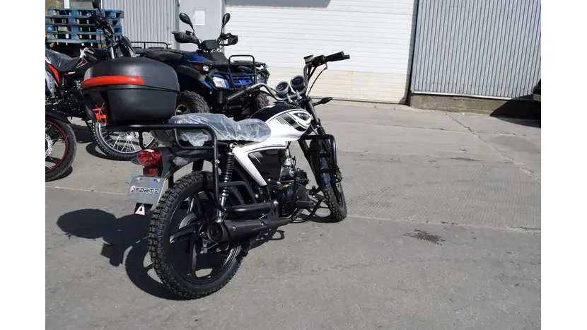 Мотоцикл FORTE ALFA NEW FT125-K9A (Чорний) фото 5 купити в Україні