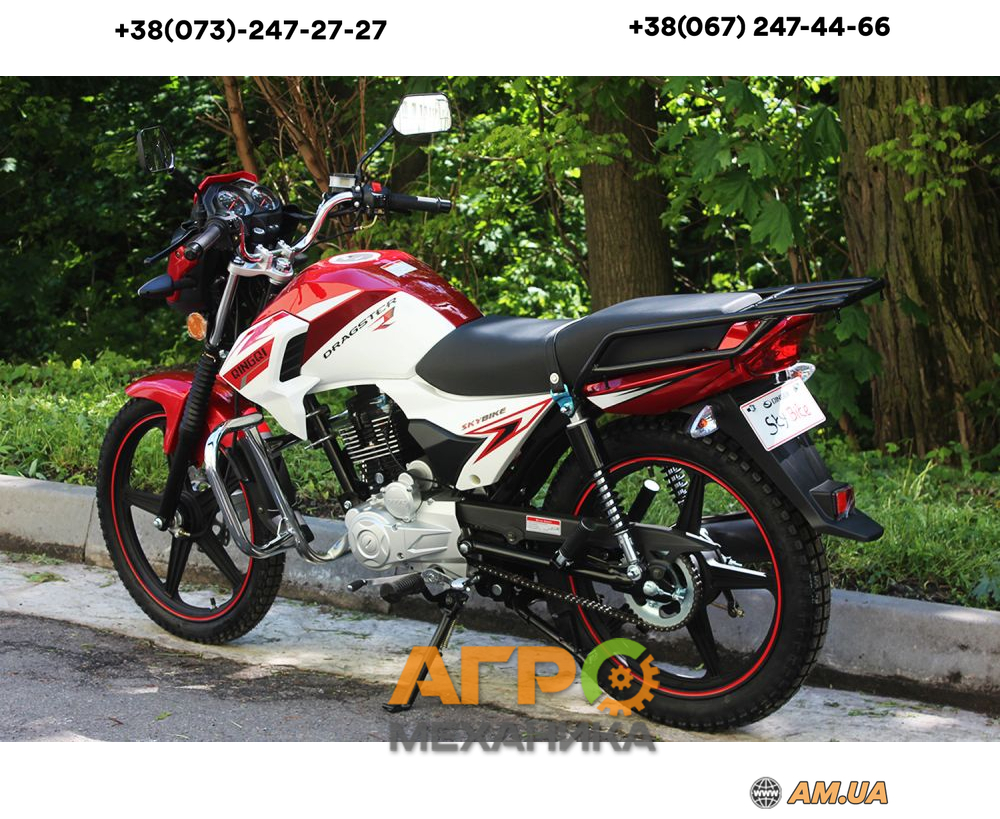 Мотоцикл Skybike DRAGSTER 200 QINGQI (красный) | Продажа, цена на