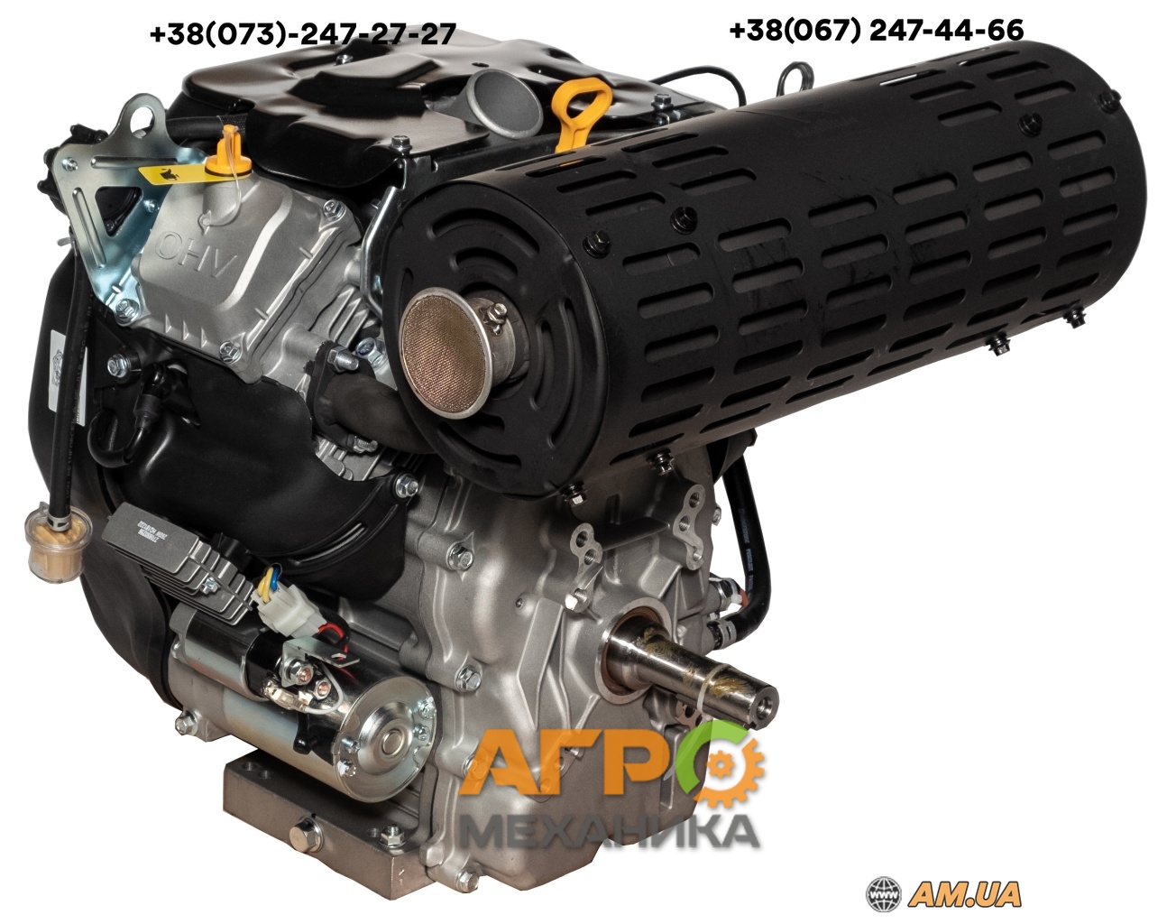 Двигатель Loncin LC2V90FD (шпонка 36.5 мм) бензин 33 л.с. вал 36.50 мм ...