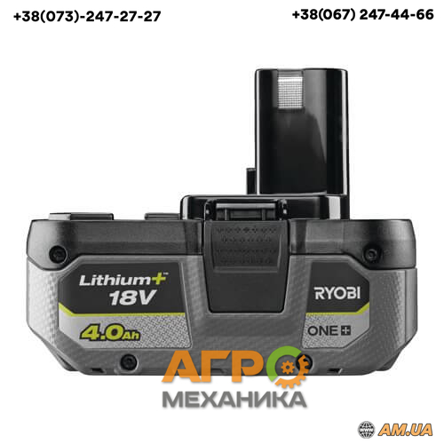 Аккумулятор RYOBI RB1840X, 18В ONE+, 4Ач, 0.76 кг - купить за 2555 грн ...