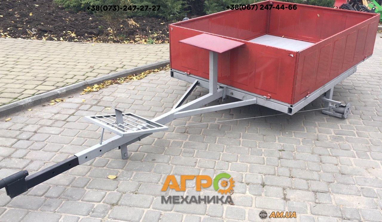 Прицеп мотоблочный ПМ-00.000 (г/п 500 кг, съемные борта) (Беларусь)